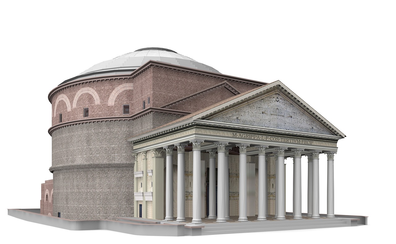 pantheon rome architecture free photo