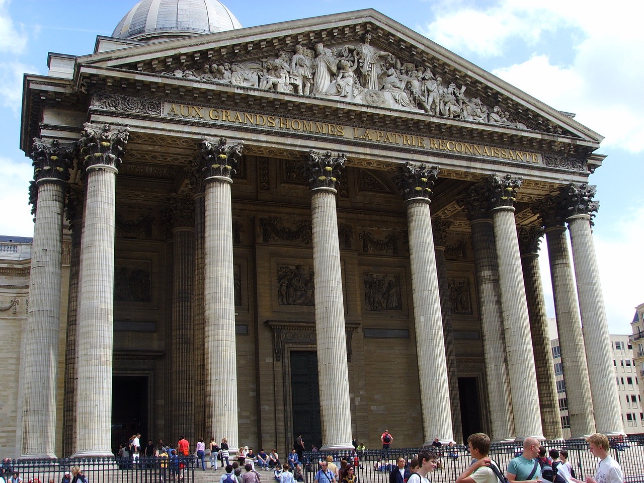 pantheon latin quarter paris free photo