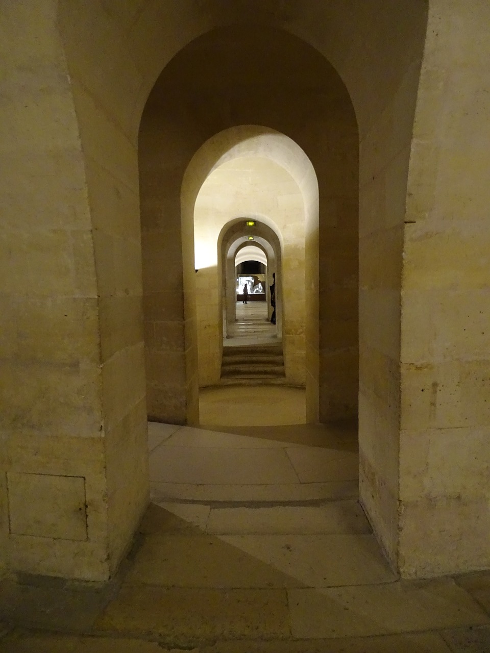 pantheon corridor france free photo