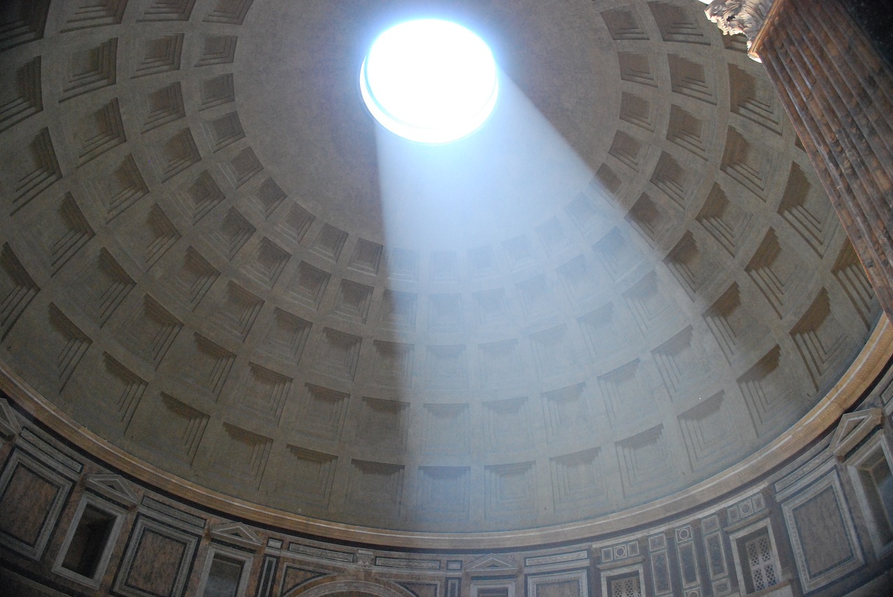 pantheon dome rome free photo