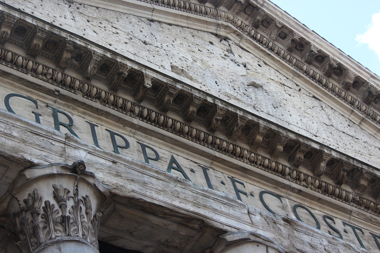 pantheon italy rome free photo