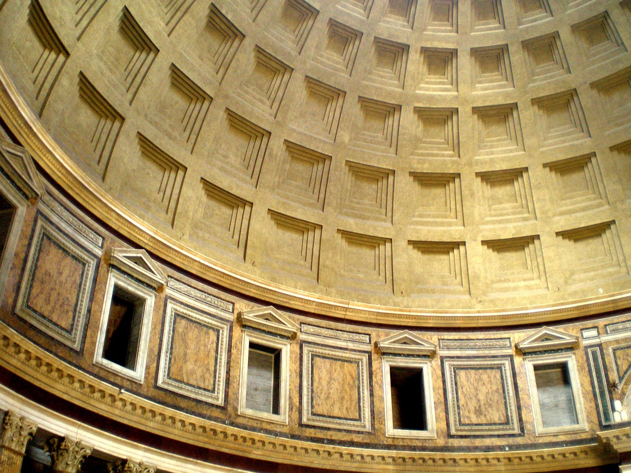 pantheon rome architecture free photo