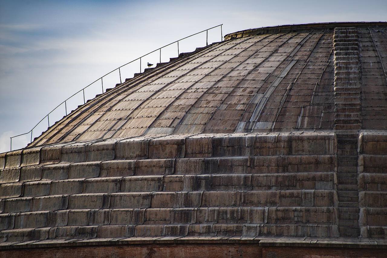 pantheon  rome  roof free photo