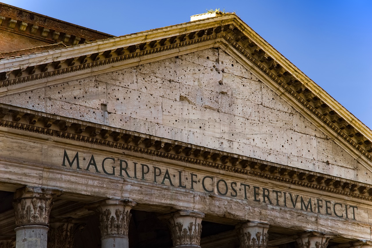 pantheon  temple  antique free photo