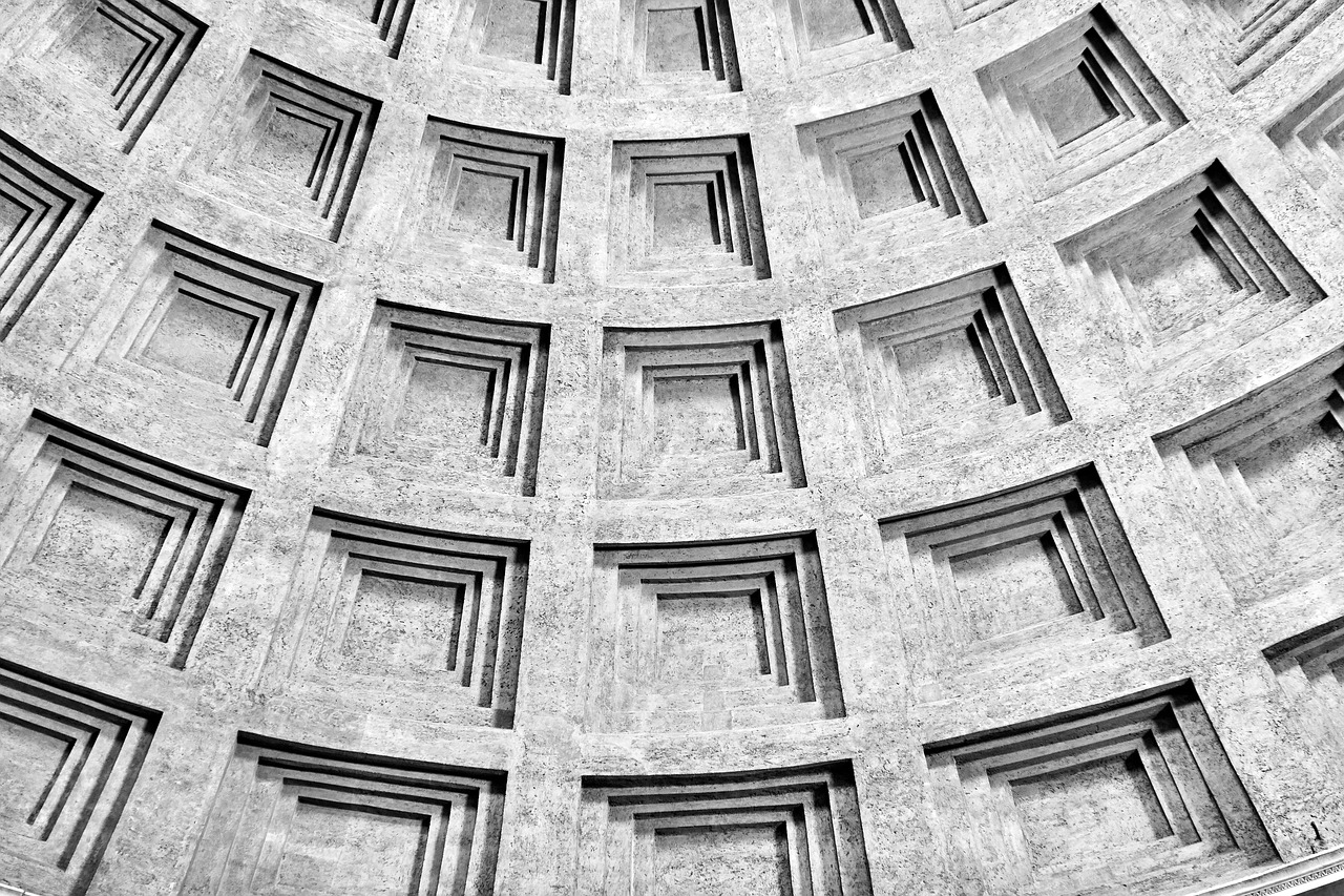 pantheon  rome  architecture free photo