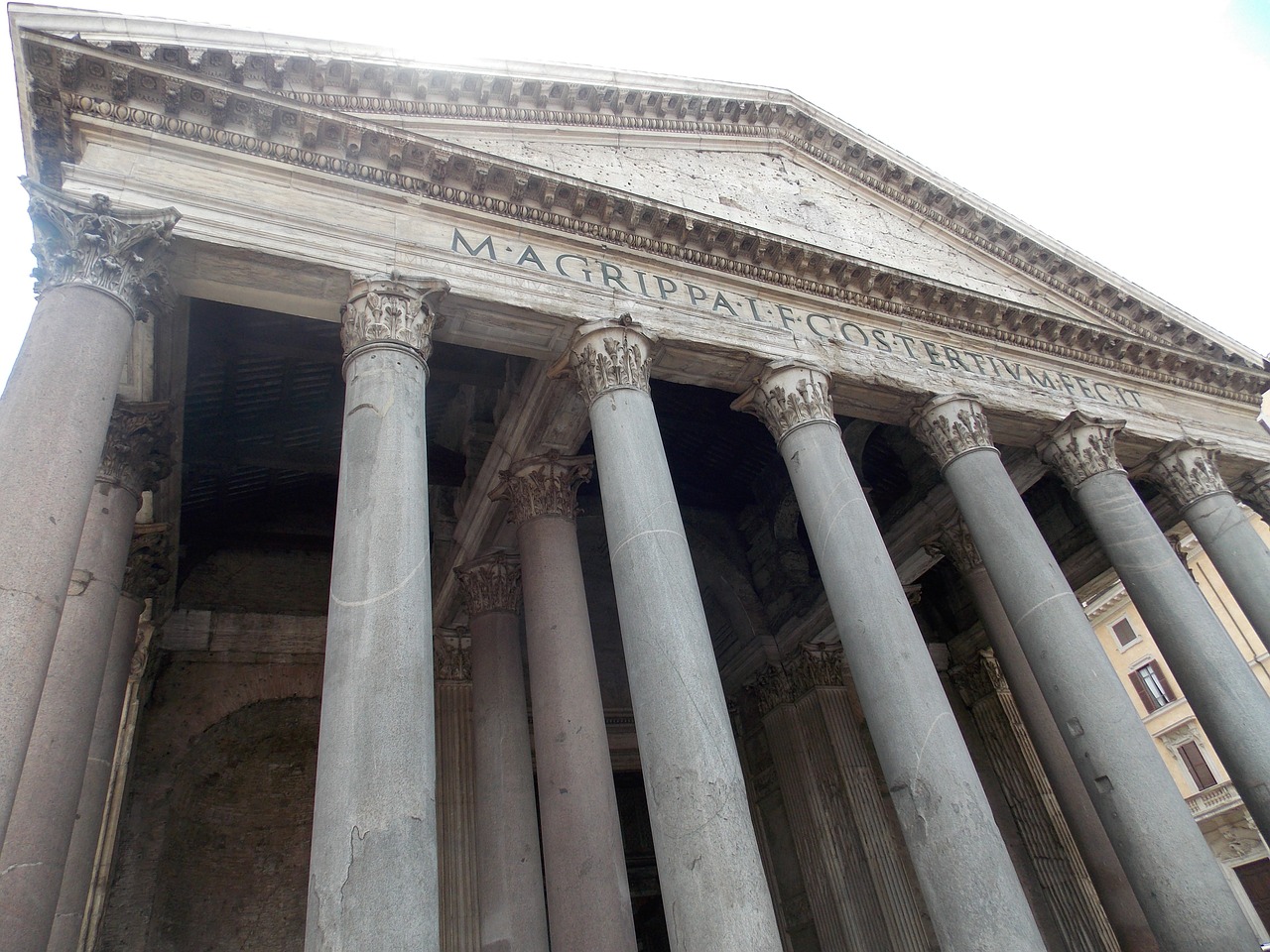 pantheon italy rome free photo