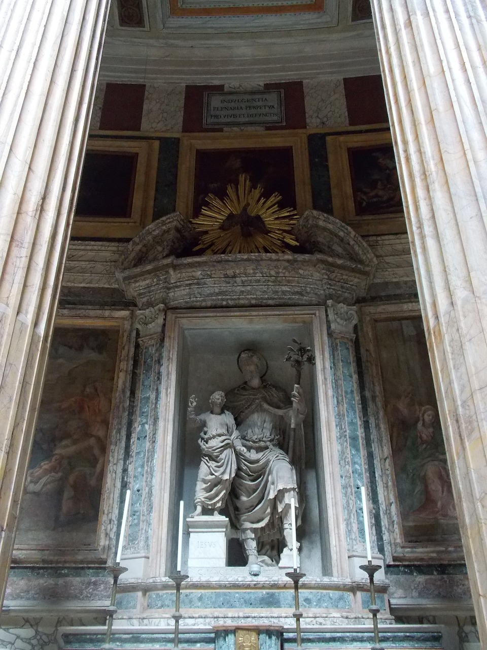 pantheon italy rome free photo