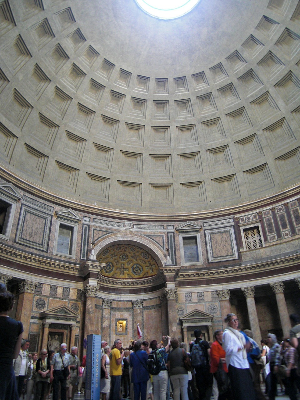 pantheon dome building rome free photo