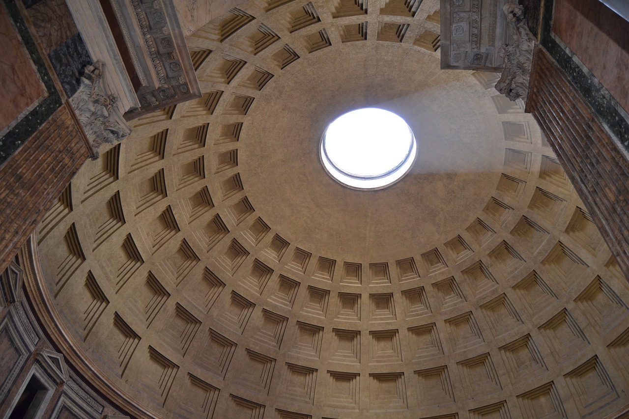 pantheon monument rome free photo