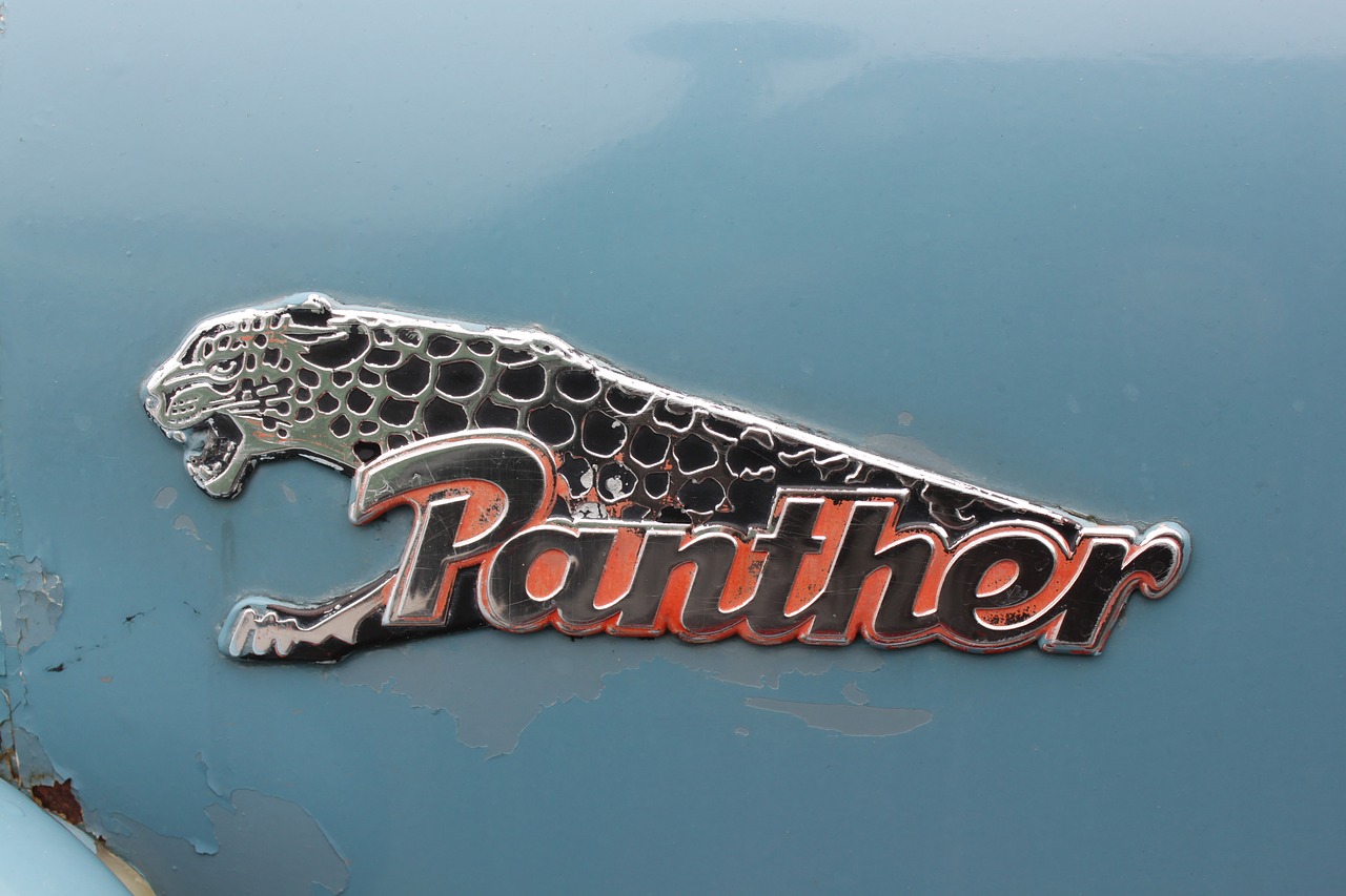 panther logo oldtimer free photo