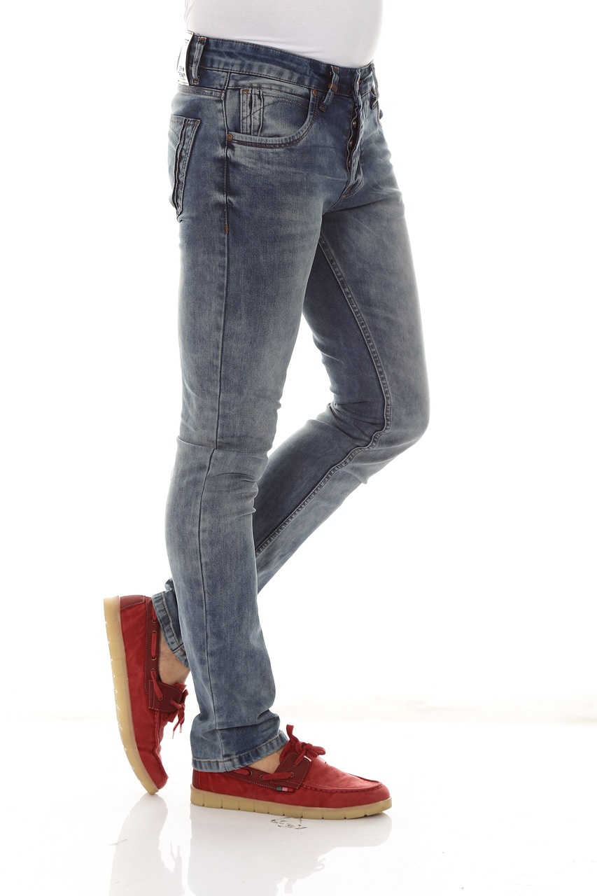 pants  denim  shoes free photo