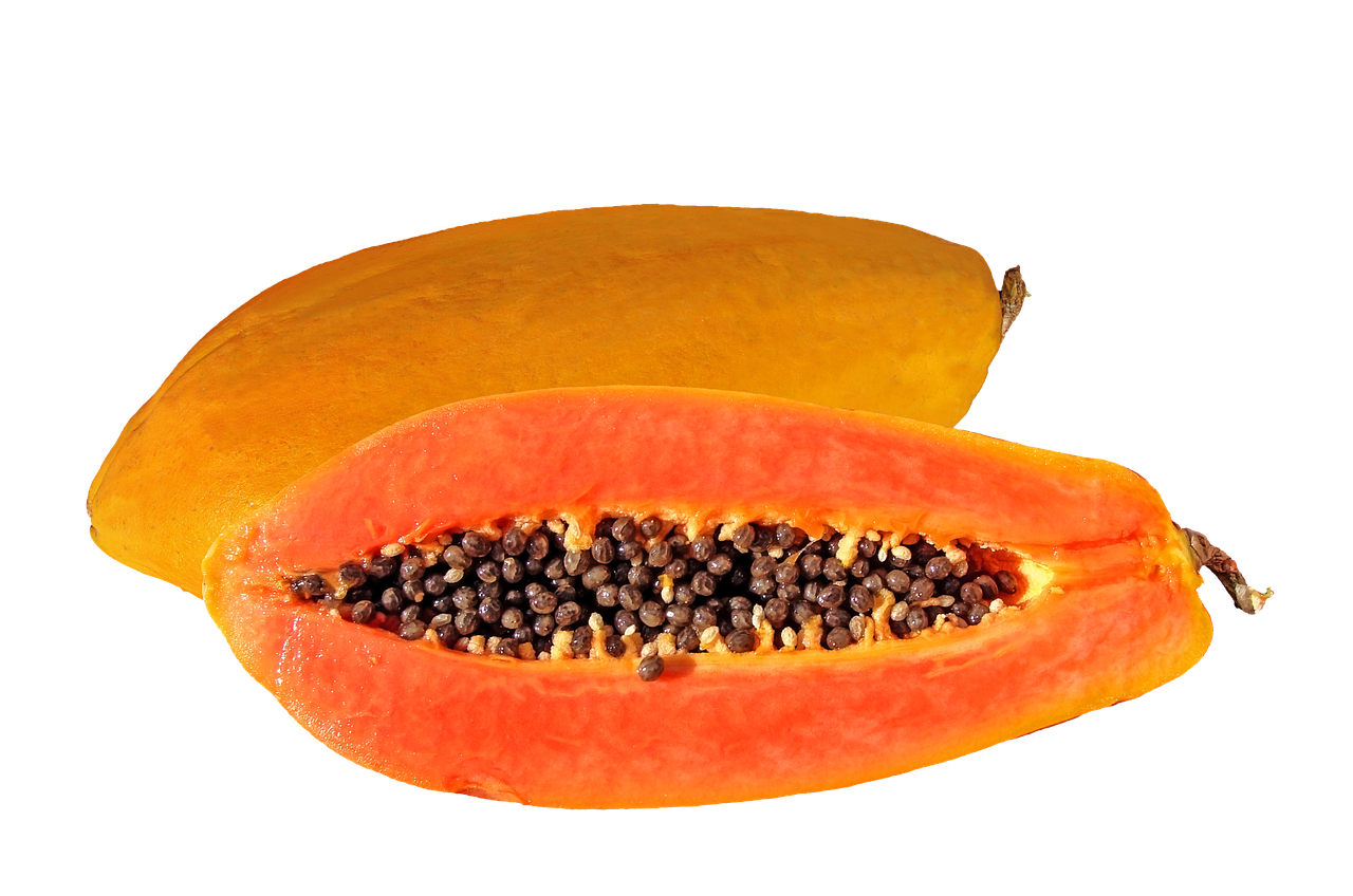 papaya fruit tropical fruit free photo