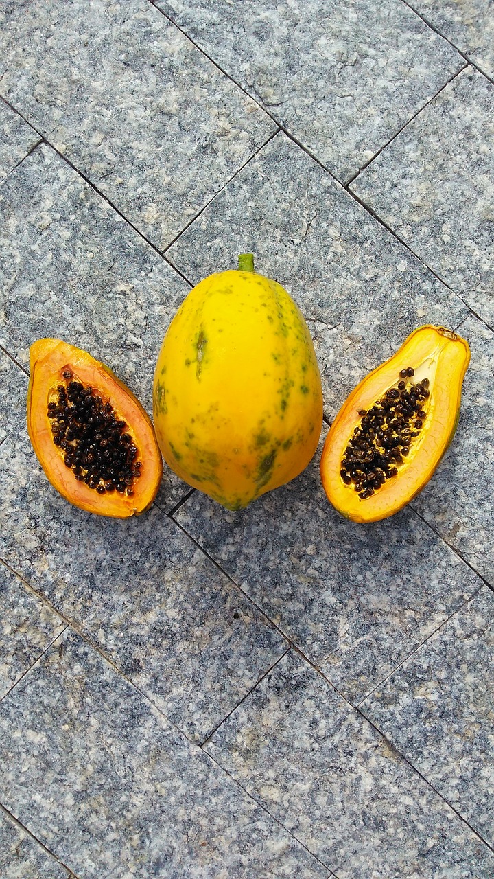 papaya fruit food free photo