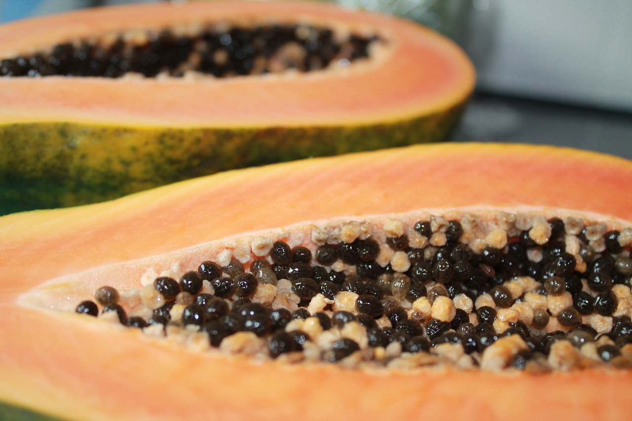 papaya fruit eat free photo