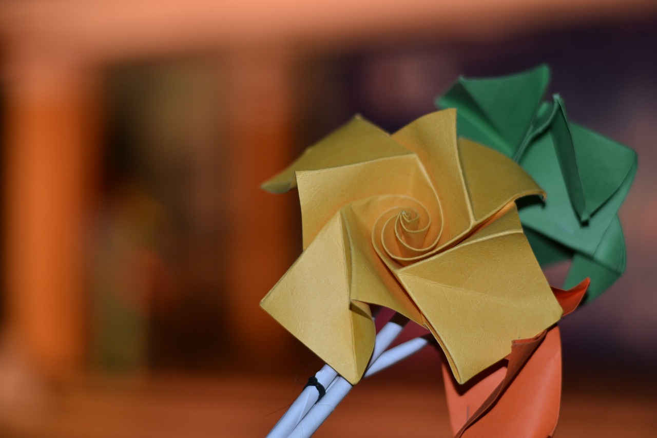 paper  folding  pinwheel free photo