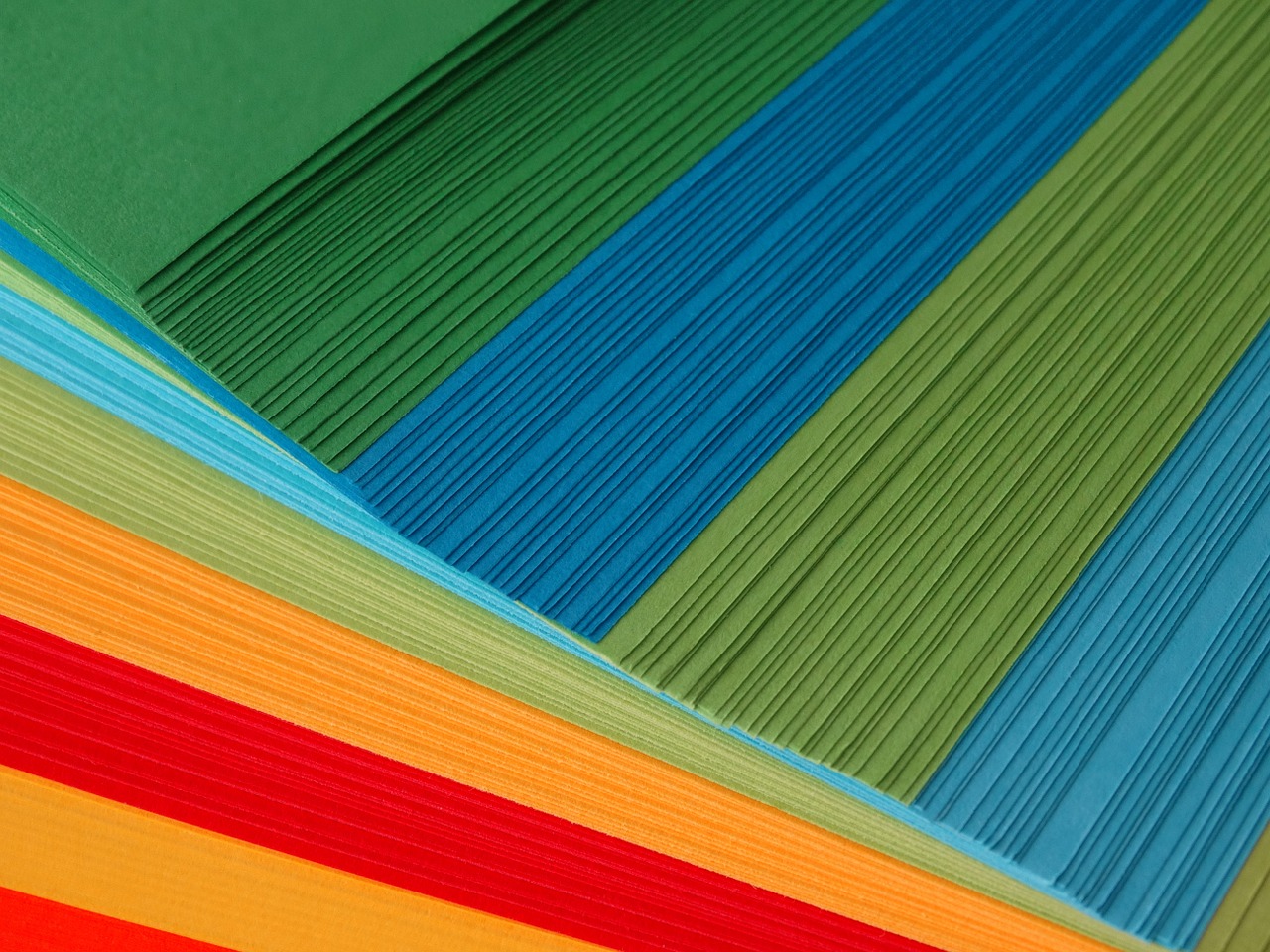 paper paper stack colored paper free photo