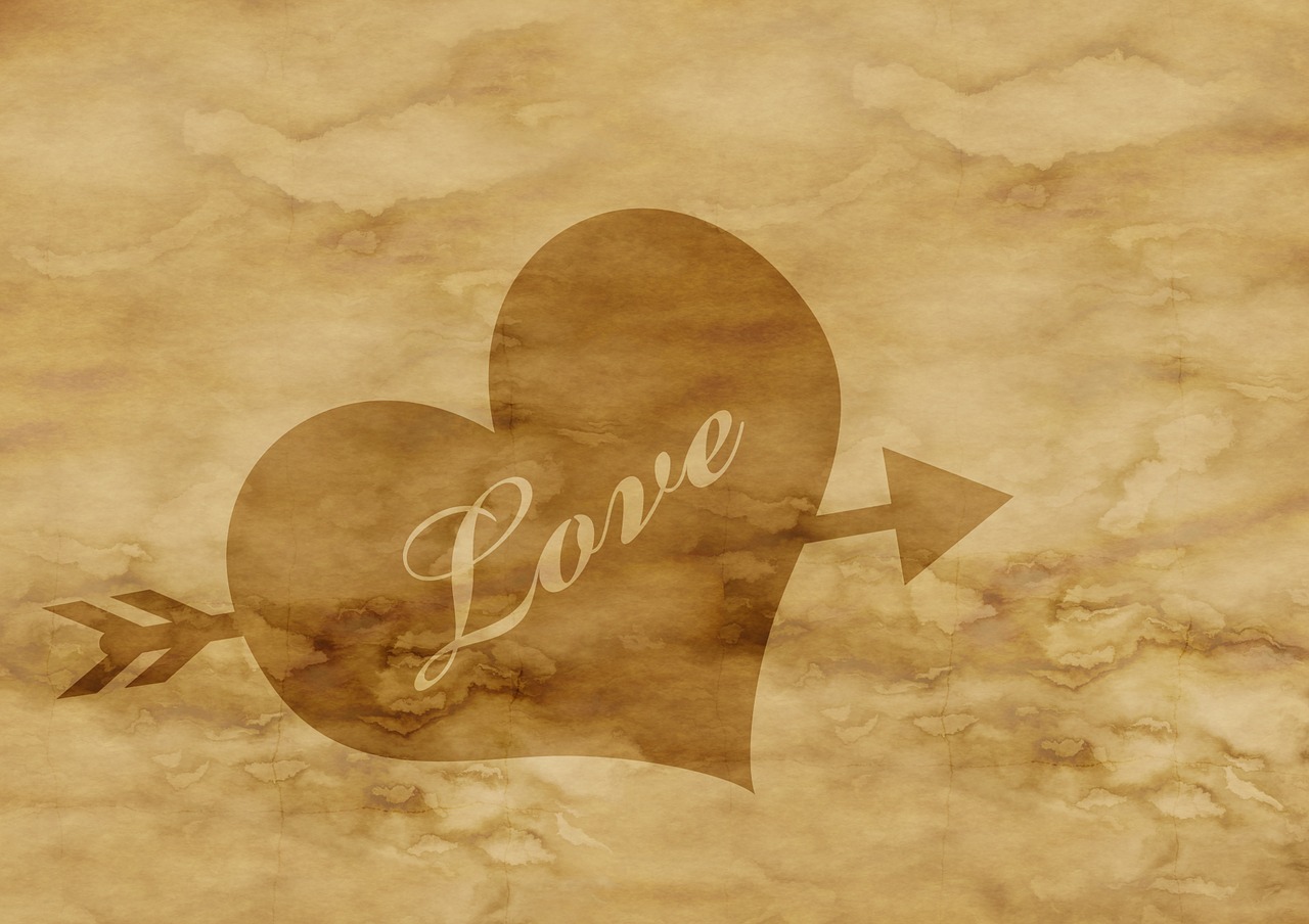 paper parchment heart free photo