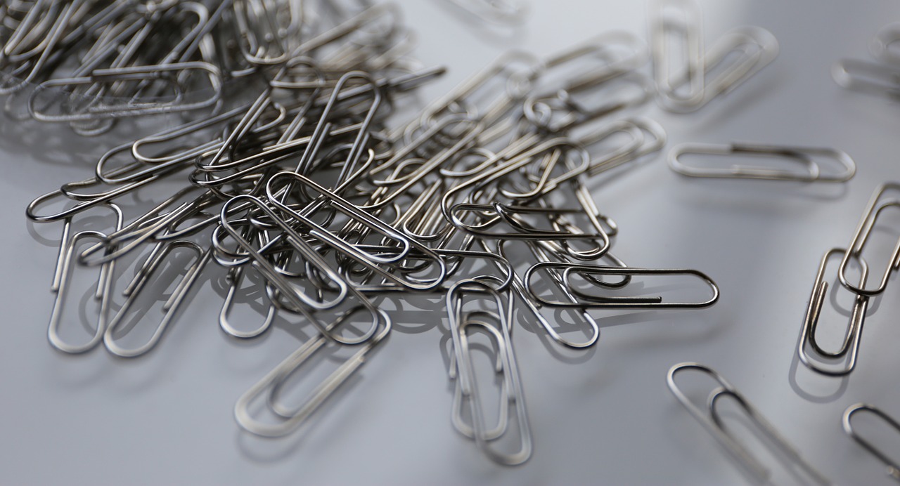 paper clip stationery confusion free photo