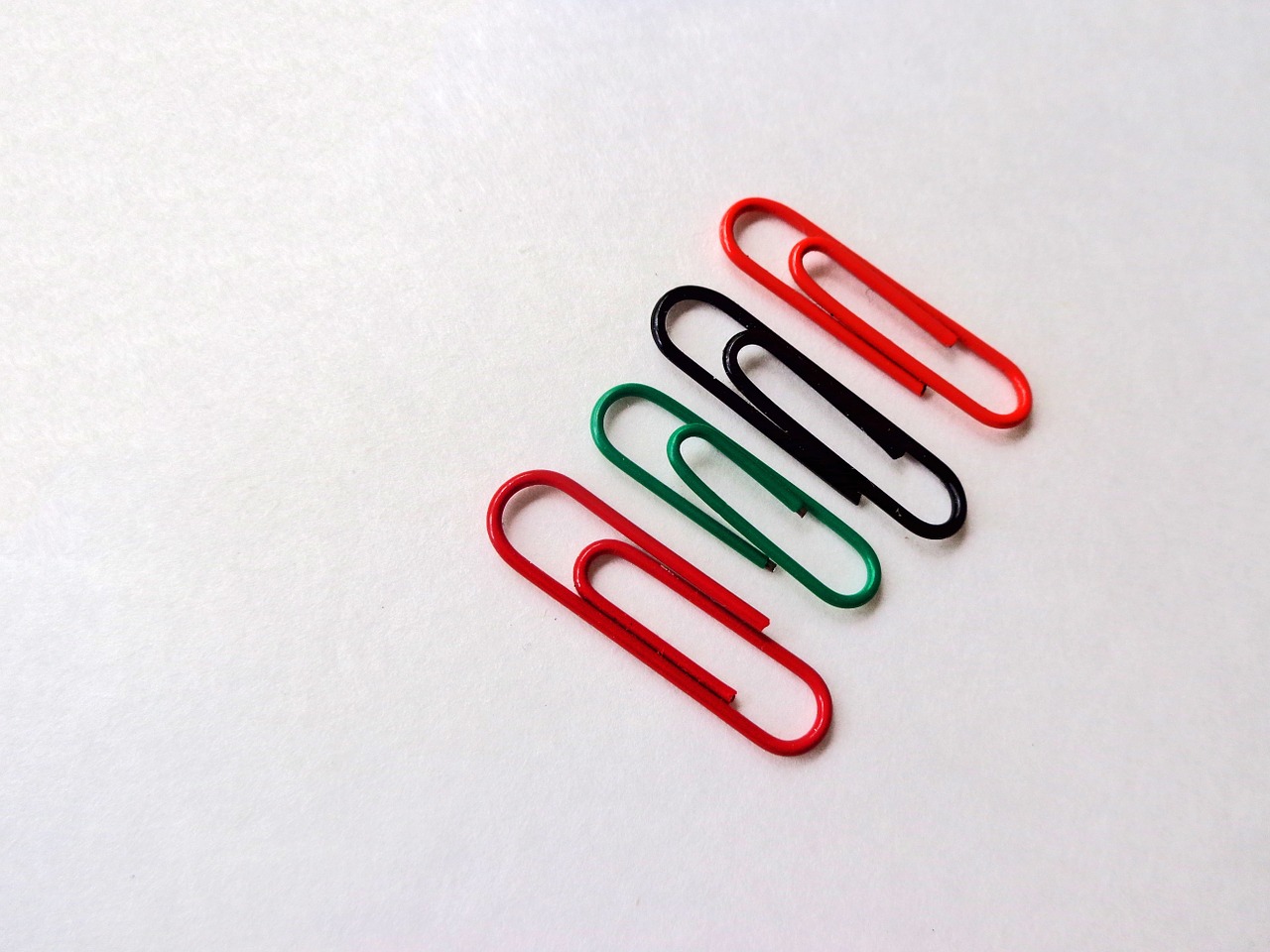 paper clips clips office supply free photo
