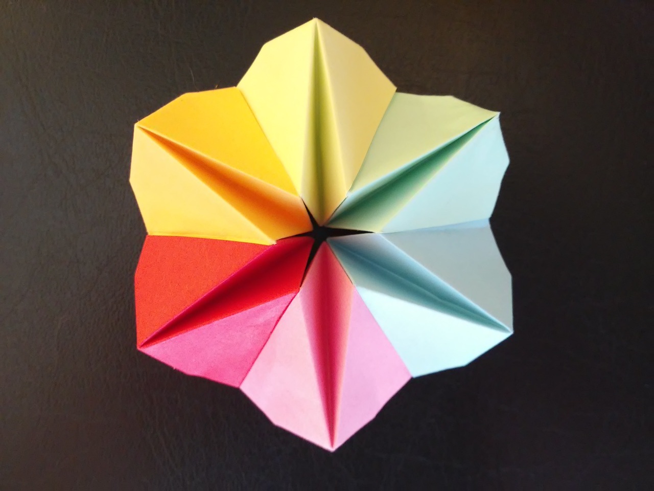 paper flower origami colorful free photo