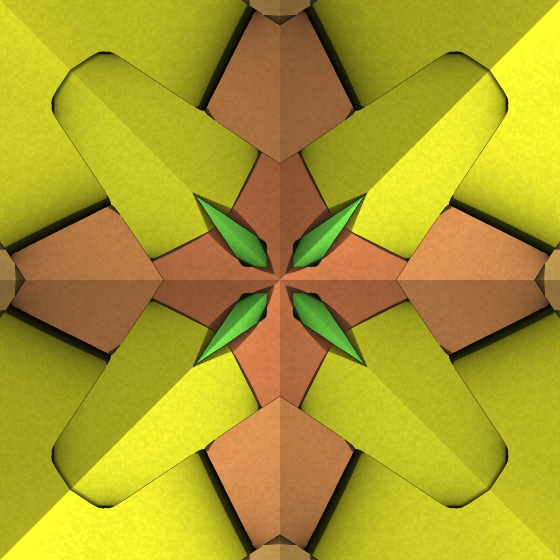 paper star kaleidoscope free photo