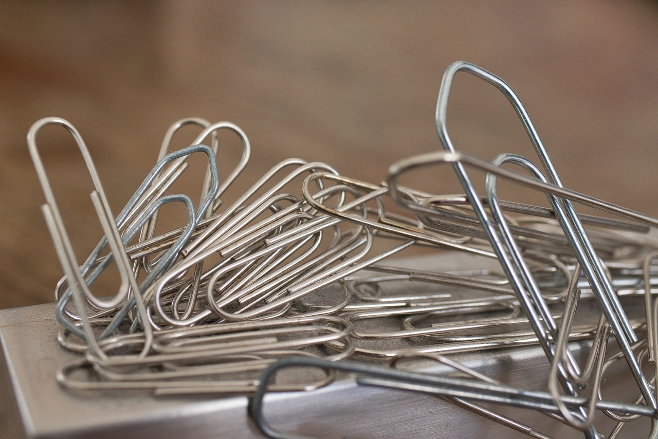 paperclip desk free pictures free photo