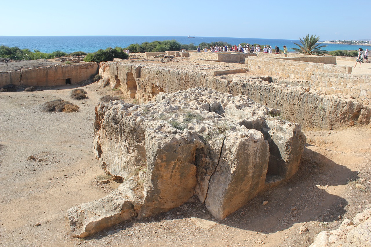 paphos cyprus tomb free photo