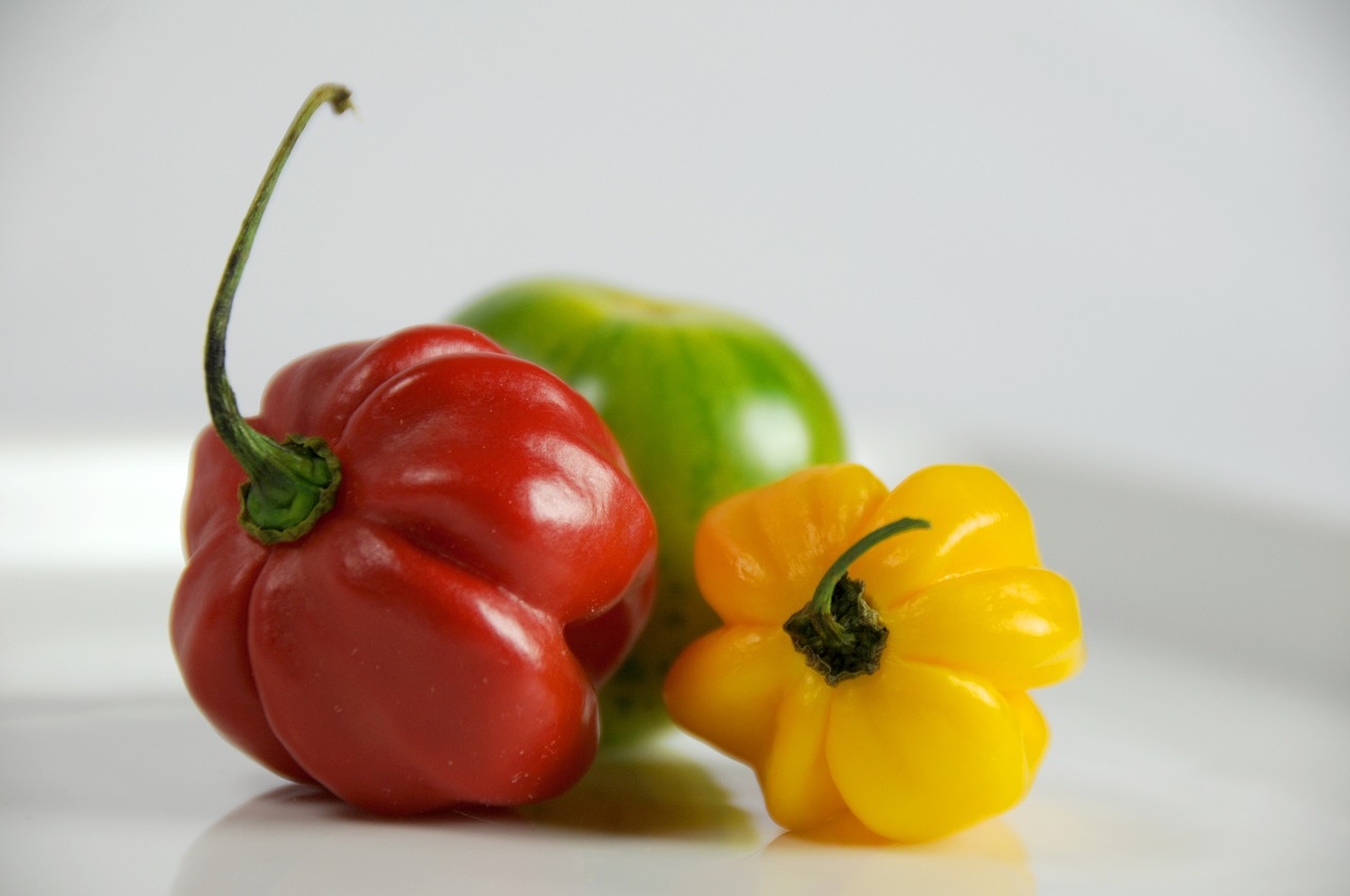 paprika tomato sweet peppers free photo