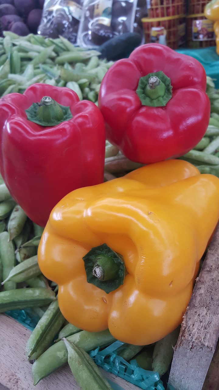 paprika tomatoes yellow free photo