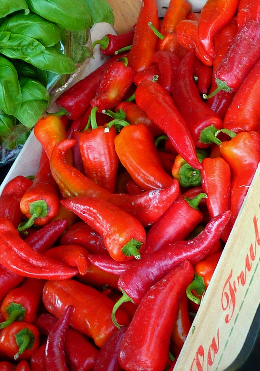 paprika pointed pepper vegetables free photo