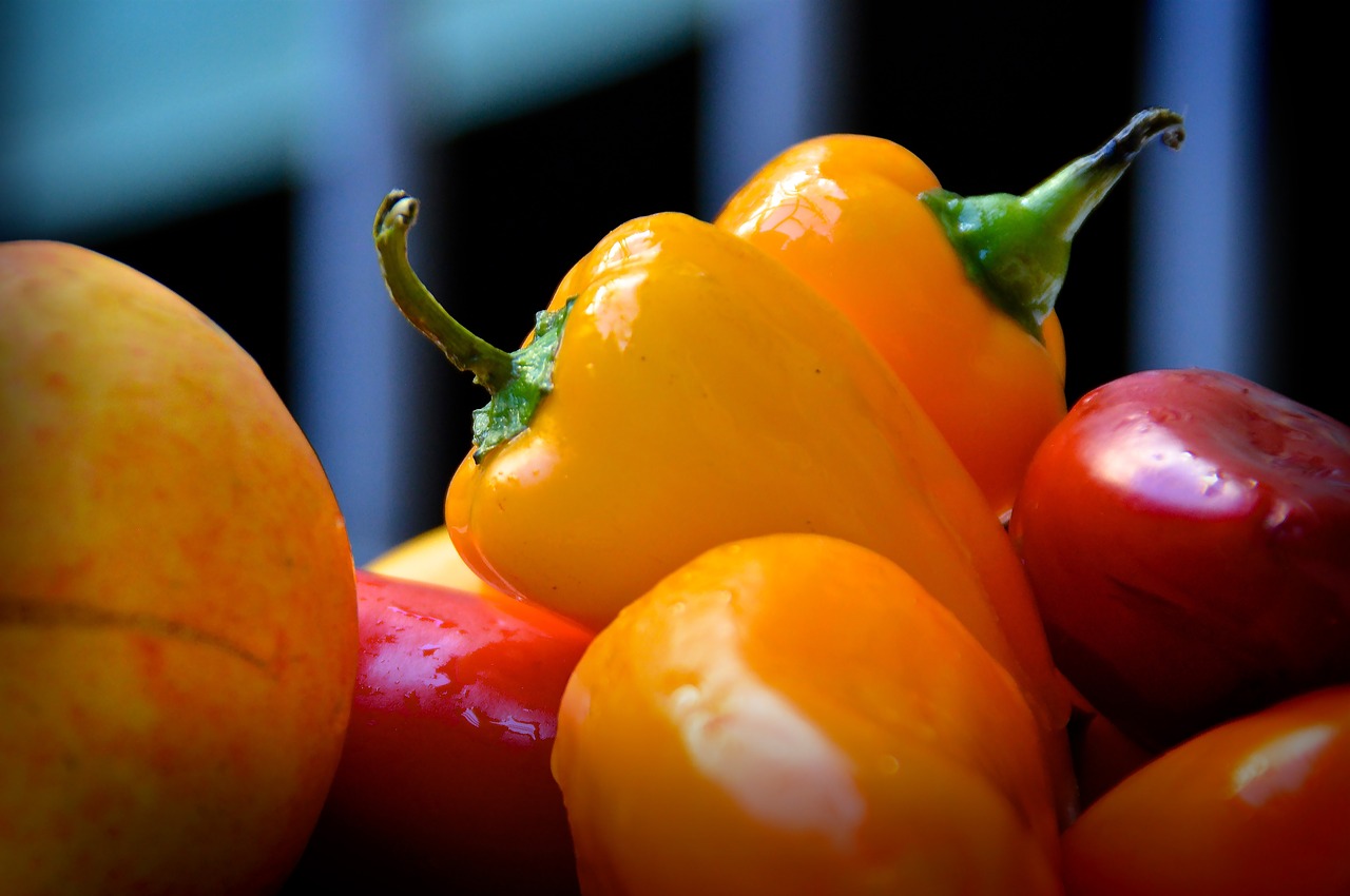 paprika pods colorful free photo