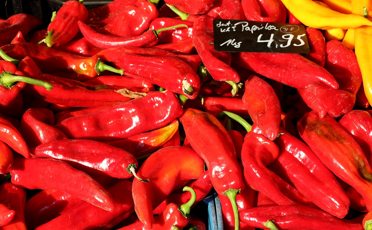 paprika red pepper vegetables free photo