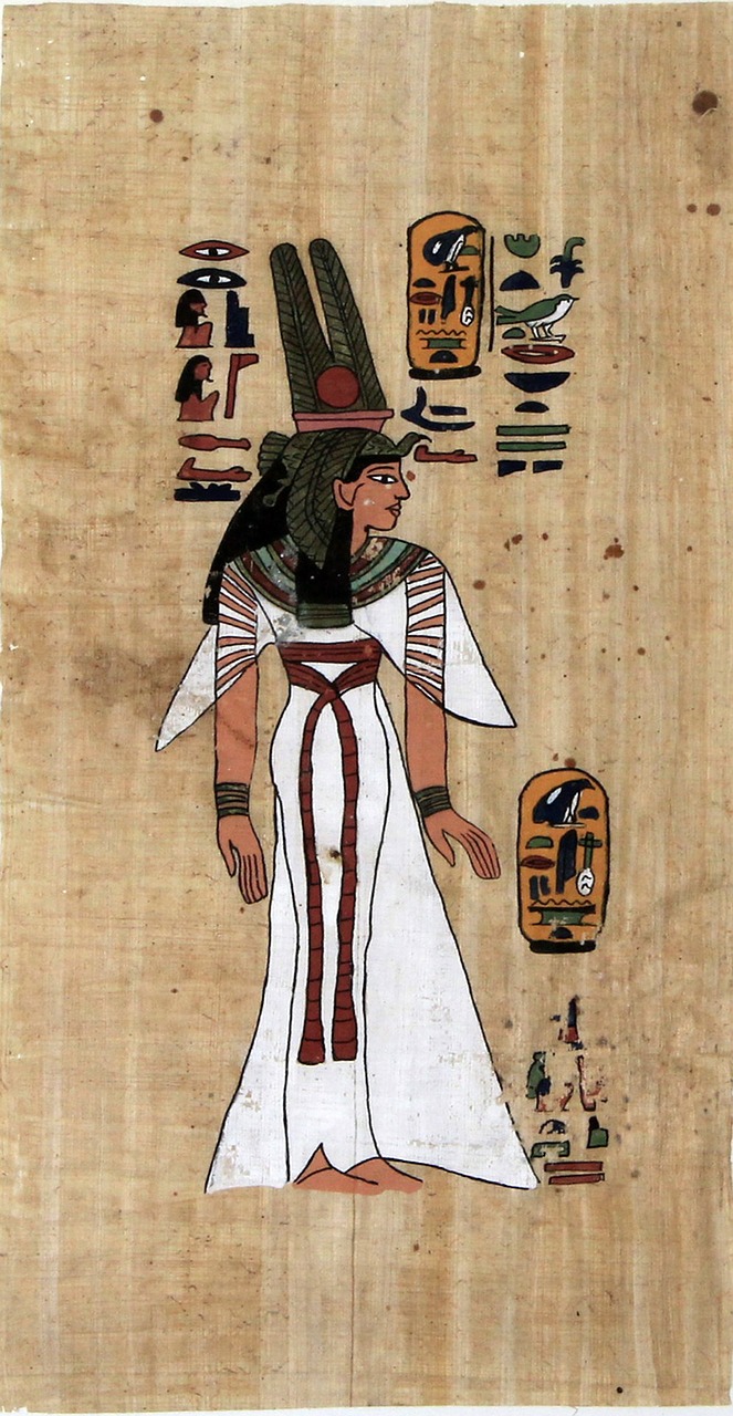 papyrus pharaonic old free photo