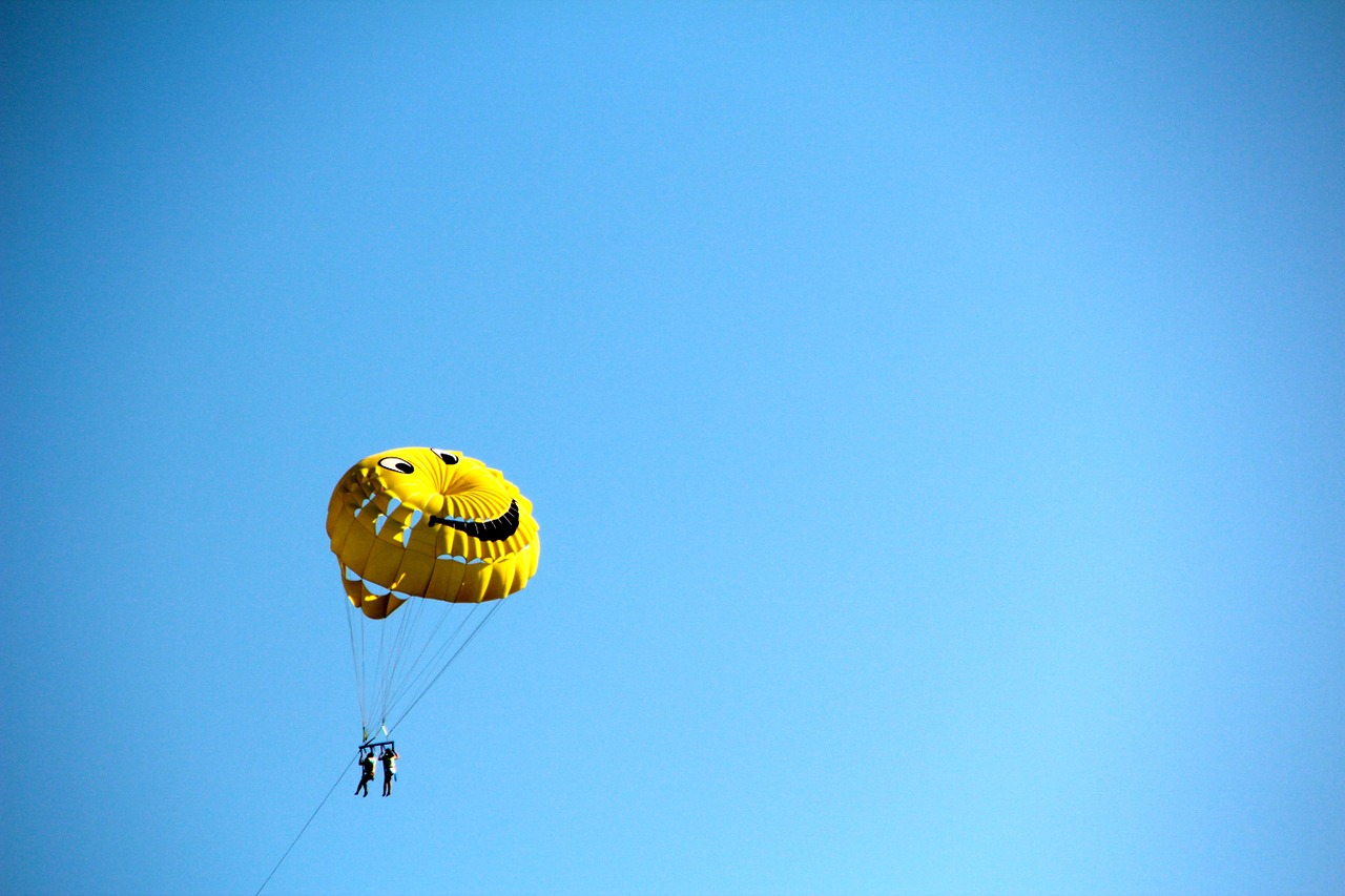 parachute paragliding fly free photo