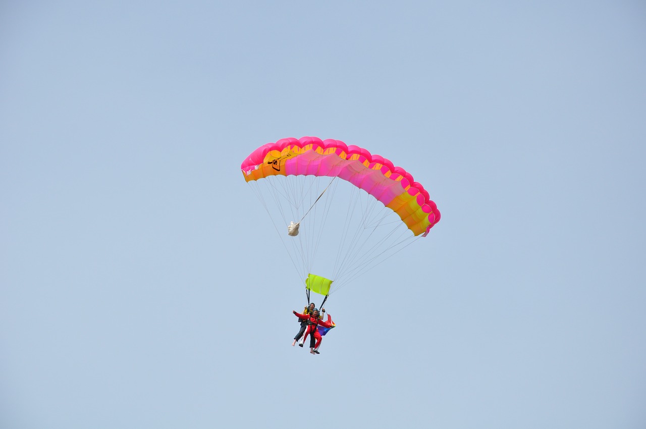 parachute hope himmel free photo