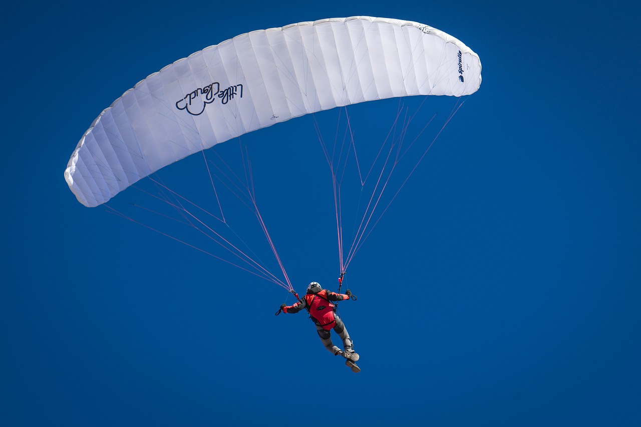 parachute air fly free photo