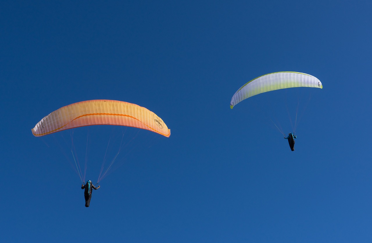 parachute air flight free photo