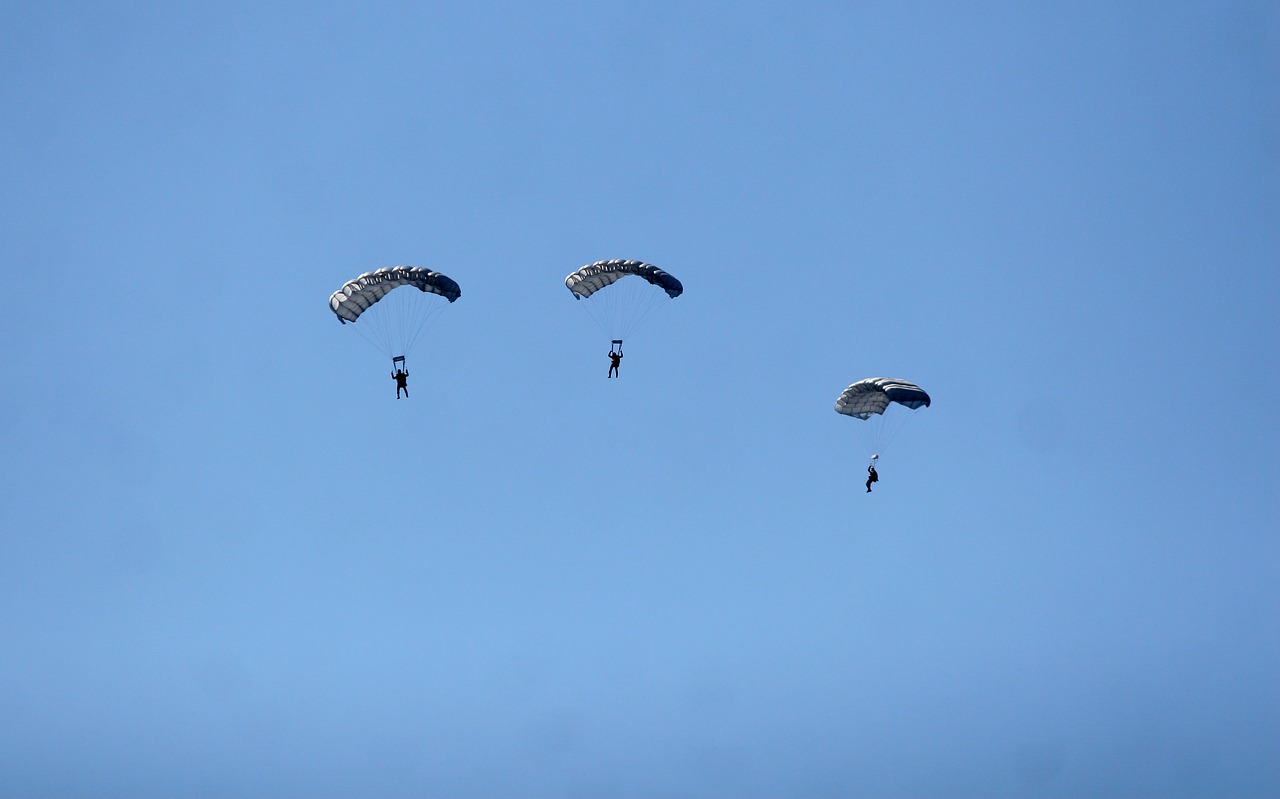parachute  sports  sky free photo
