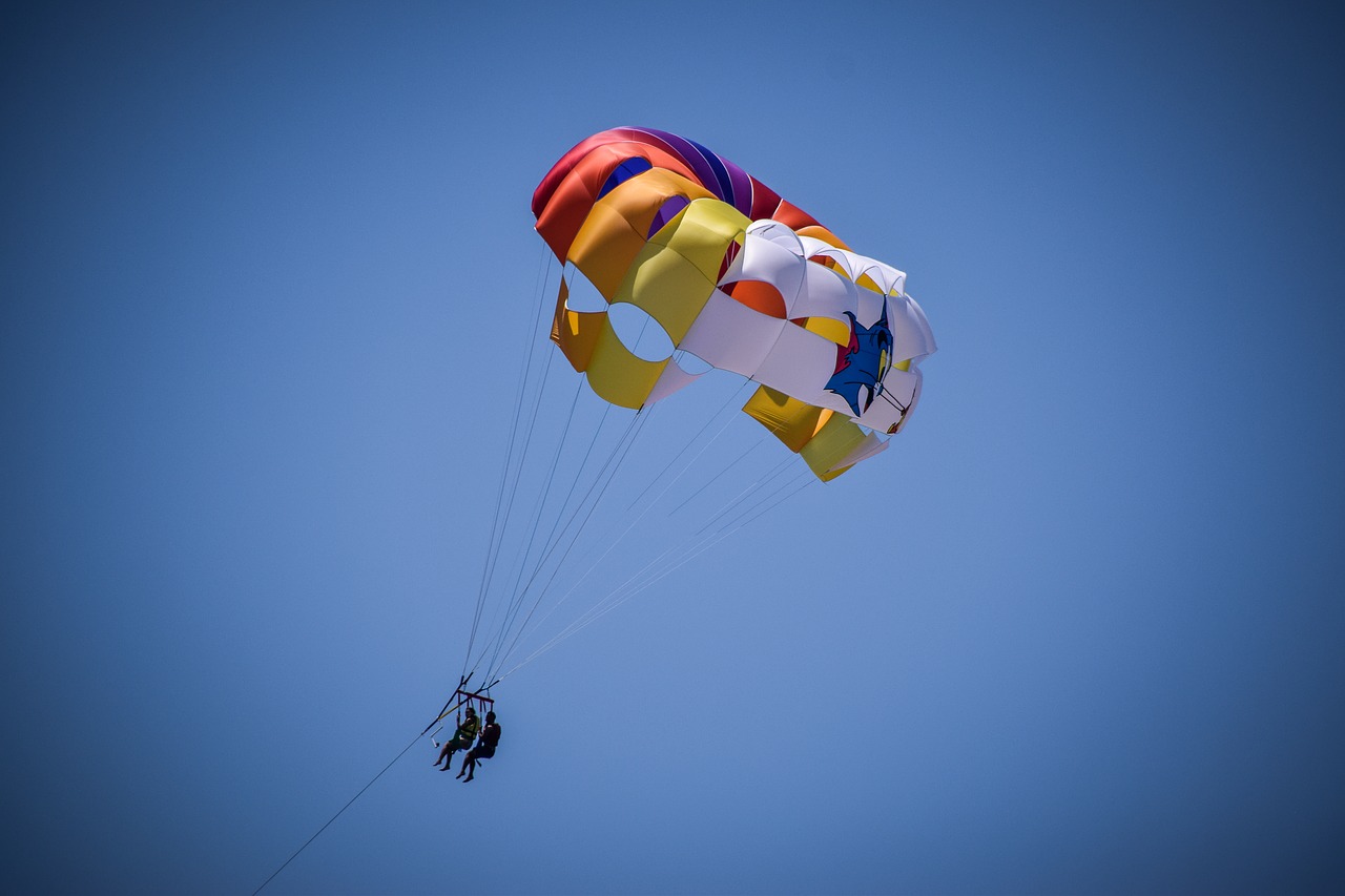 parachute  colored  colorful free photo