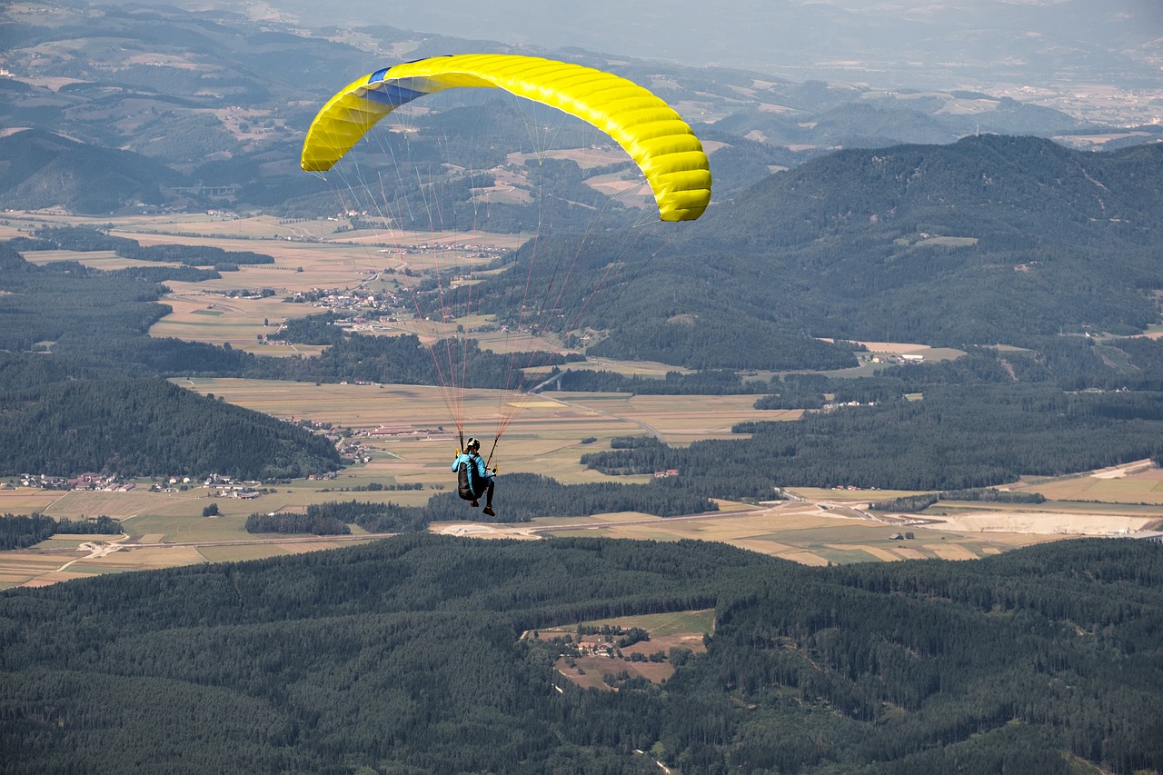 parachute  paragliding  freedom free photo