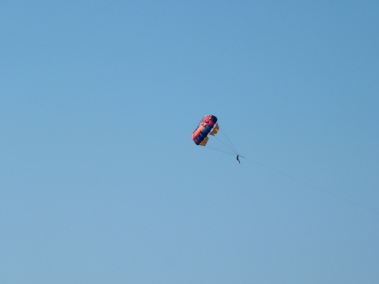 parachute sky adventure free photo