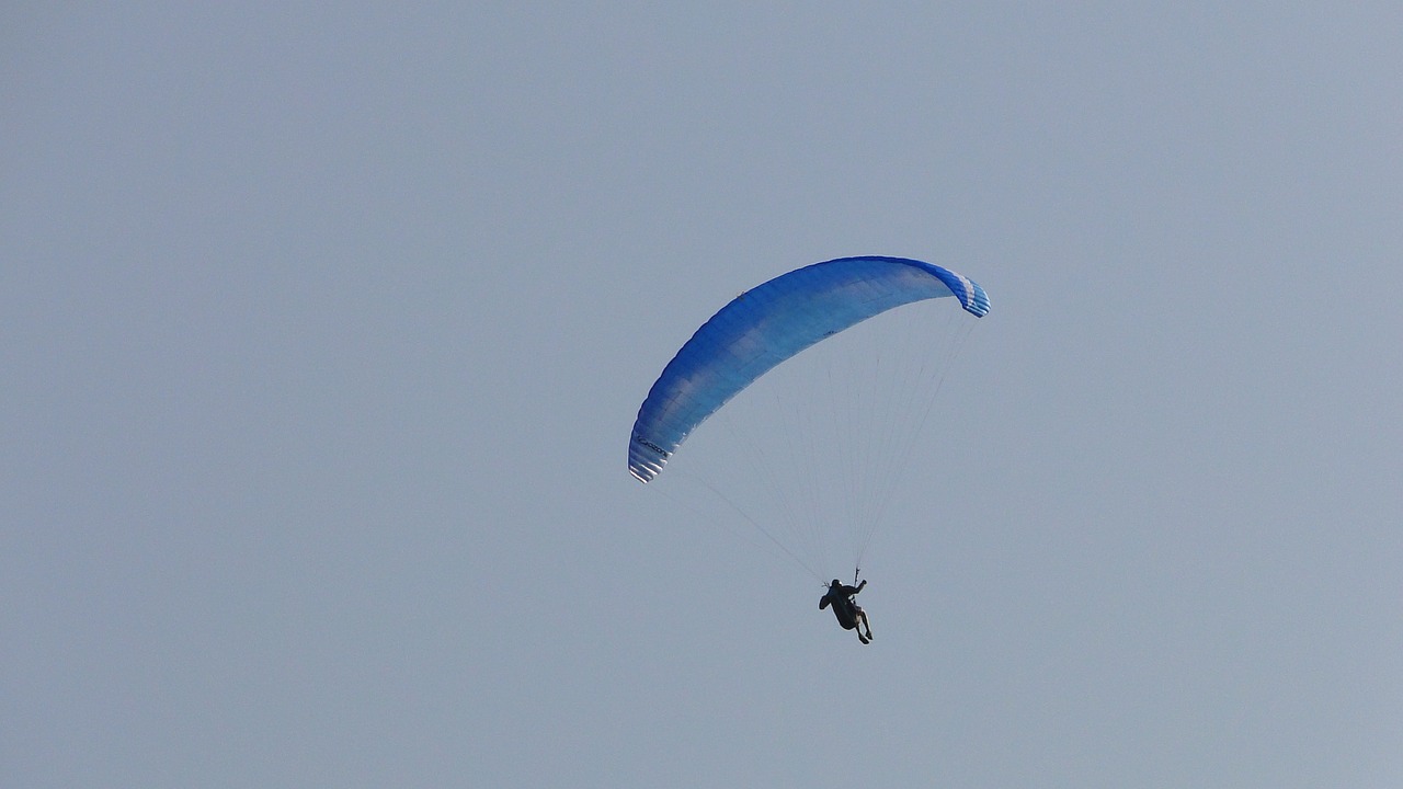 parachute thrill adrenalin free photo