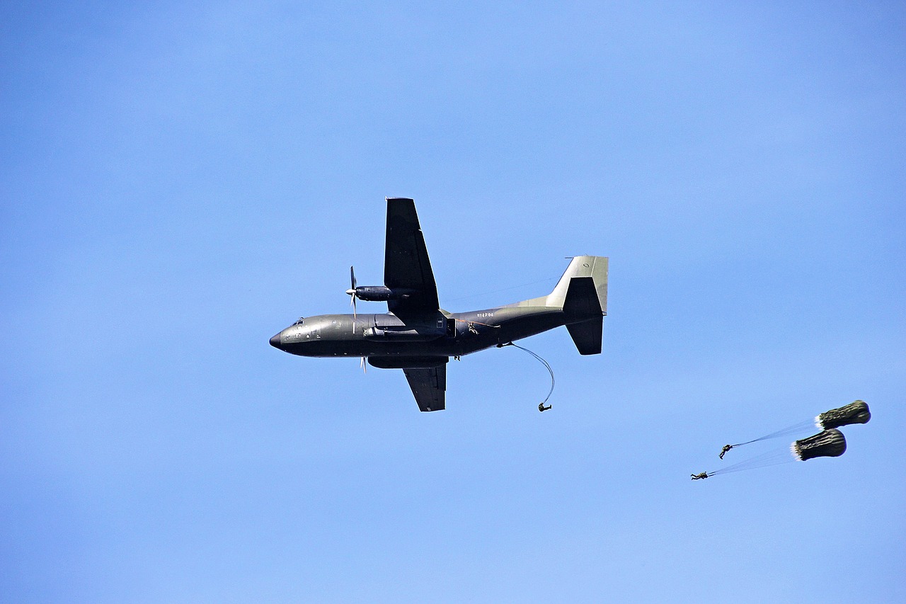 parachutist parachutes skydiving free photo