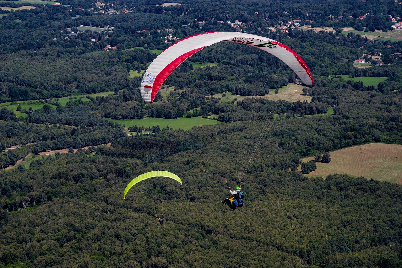 paraglide  gliding  paraglider free photo