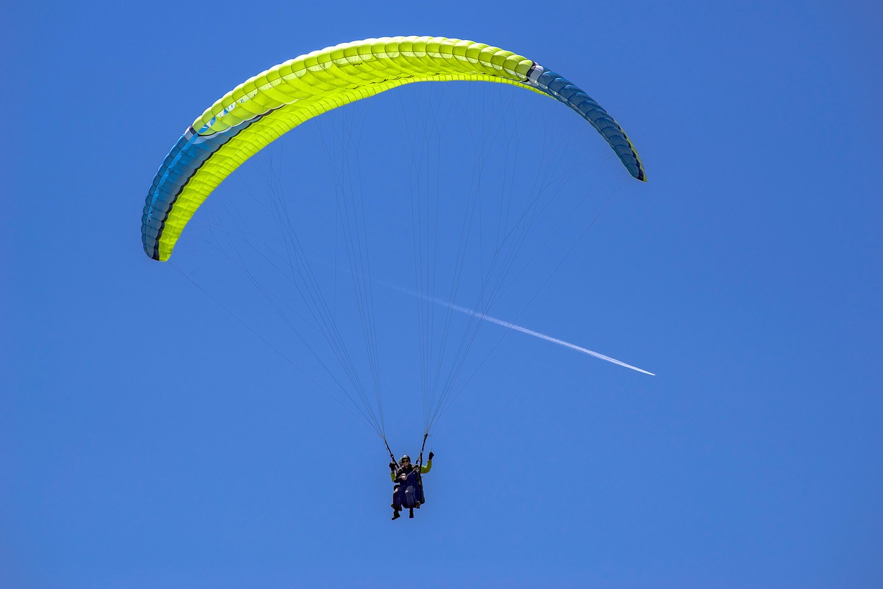 paraglide  gliding  paraglider free photo