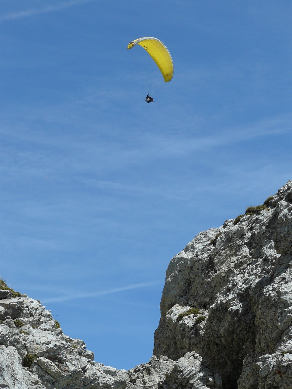 paraglider switzerland mountain free photo