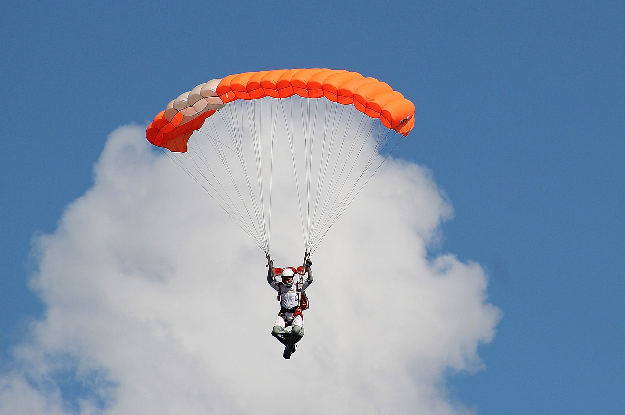 paraglider air sports leisure free photo