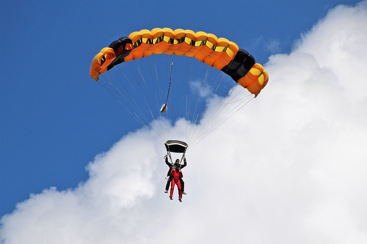 paraglider air sports bloated free photo