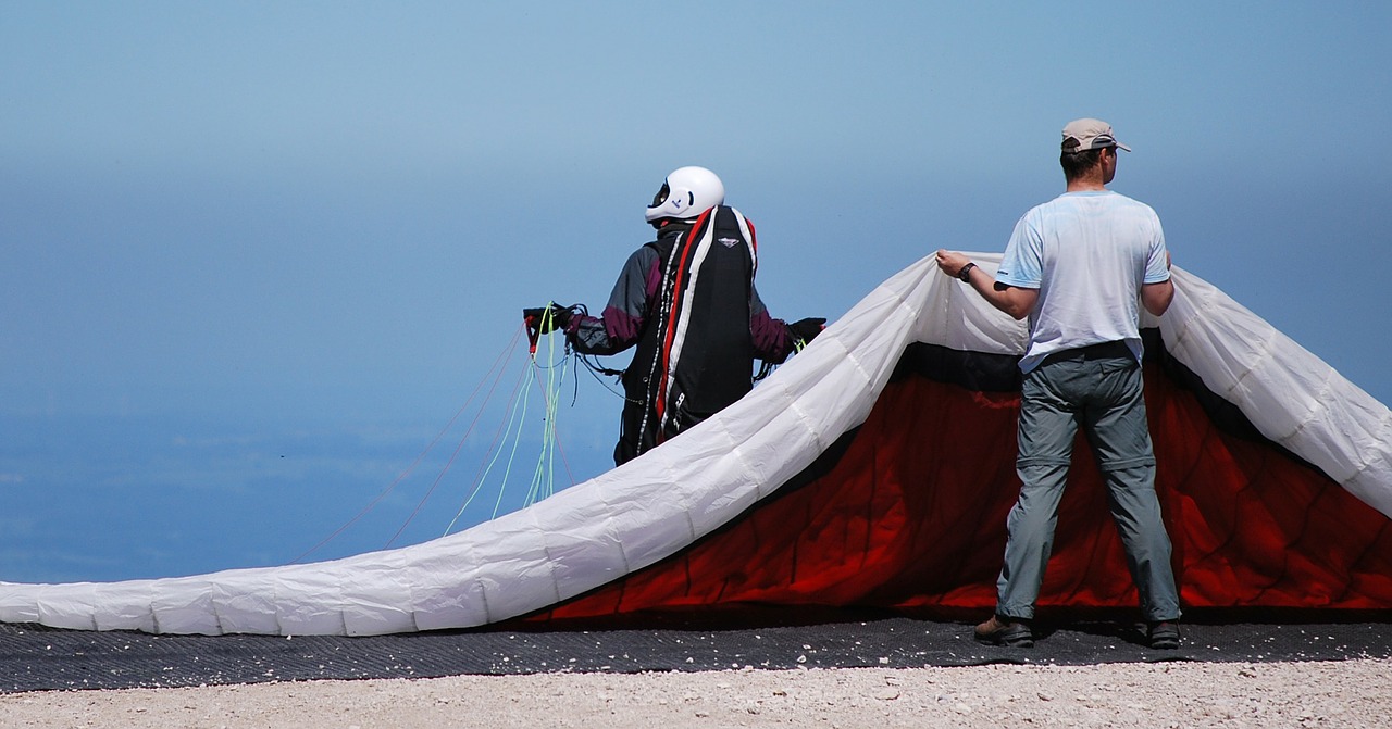 paraglider start paragliding free photo