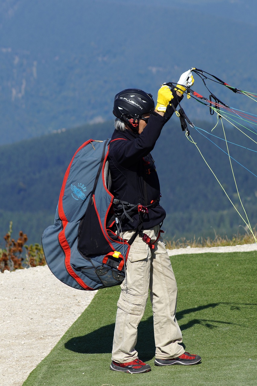 paraglider  paragliding  equipment free photo